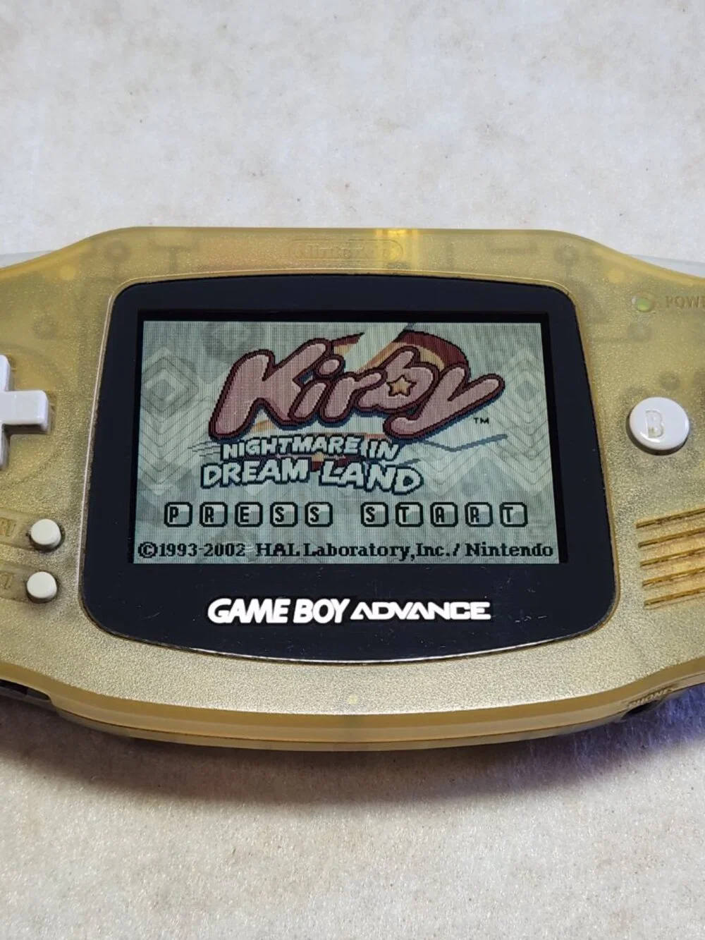 Kirby Nightmare In Dream Land Nintendo Gameboy Advance GBA